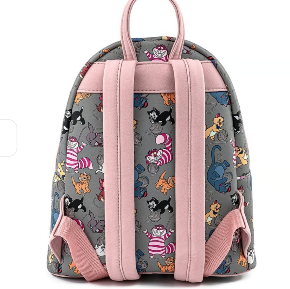 NWT Disney Backpack All the Cats Disney Cats Bag Purge Loungefly - Picture 5 of 10
